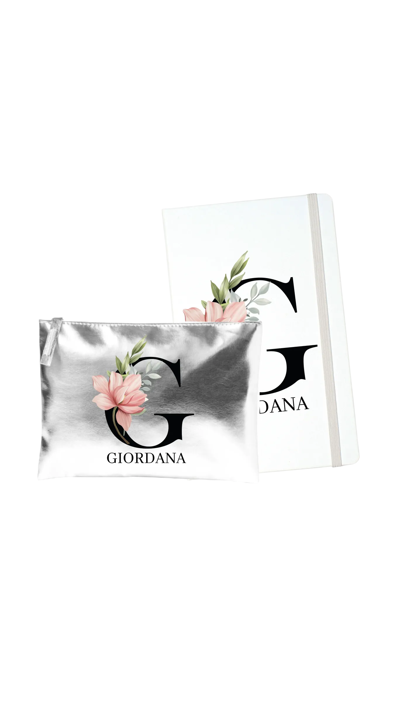 TACCUINO DA SCRIVANIA + POCHETTE DA BORSA