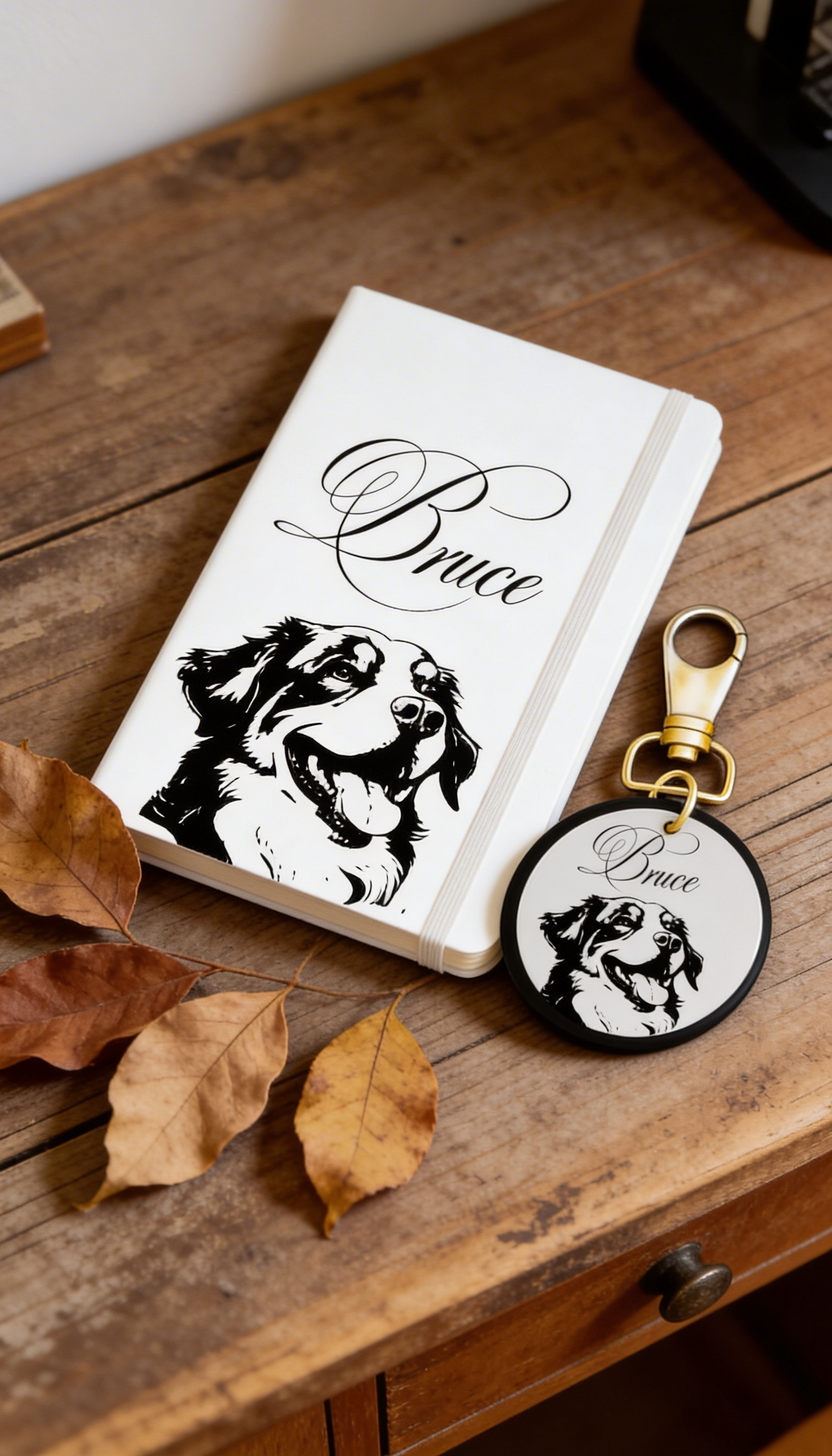 SET DA BORSA : TACCUINO + PORTACHIAVI