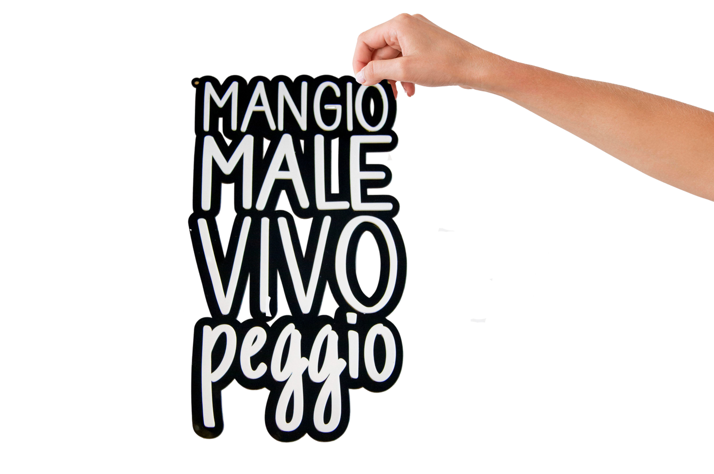 MANGIO MALE, VIVO PEGGIO
