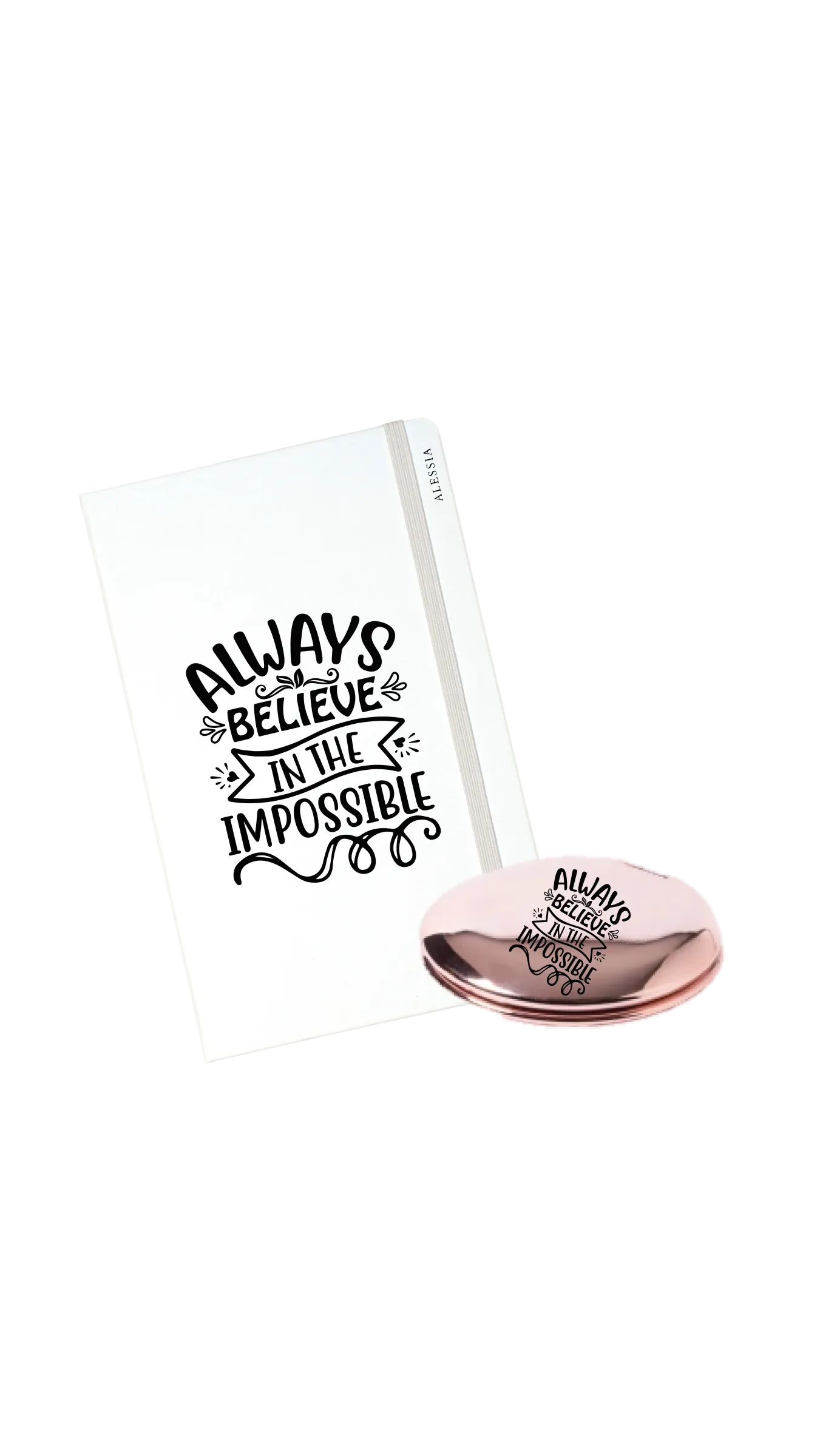 TACCUINO DA BORSA + SPECCHIETTO