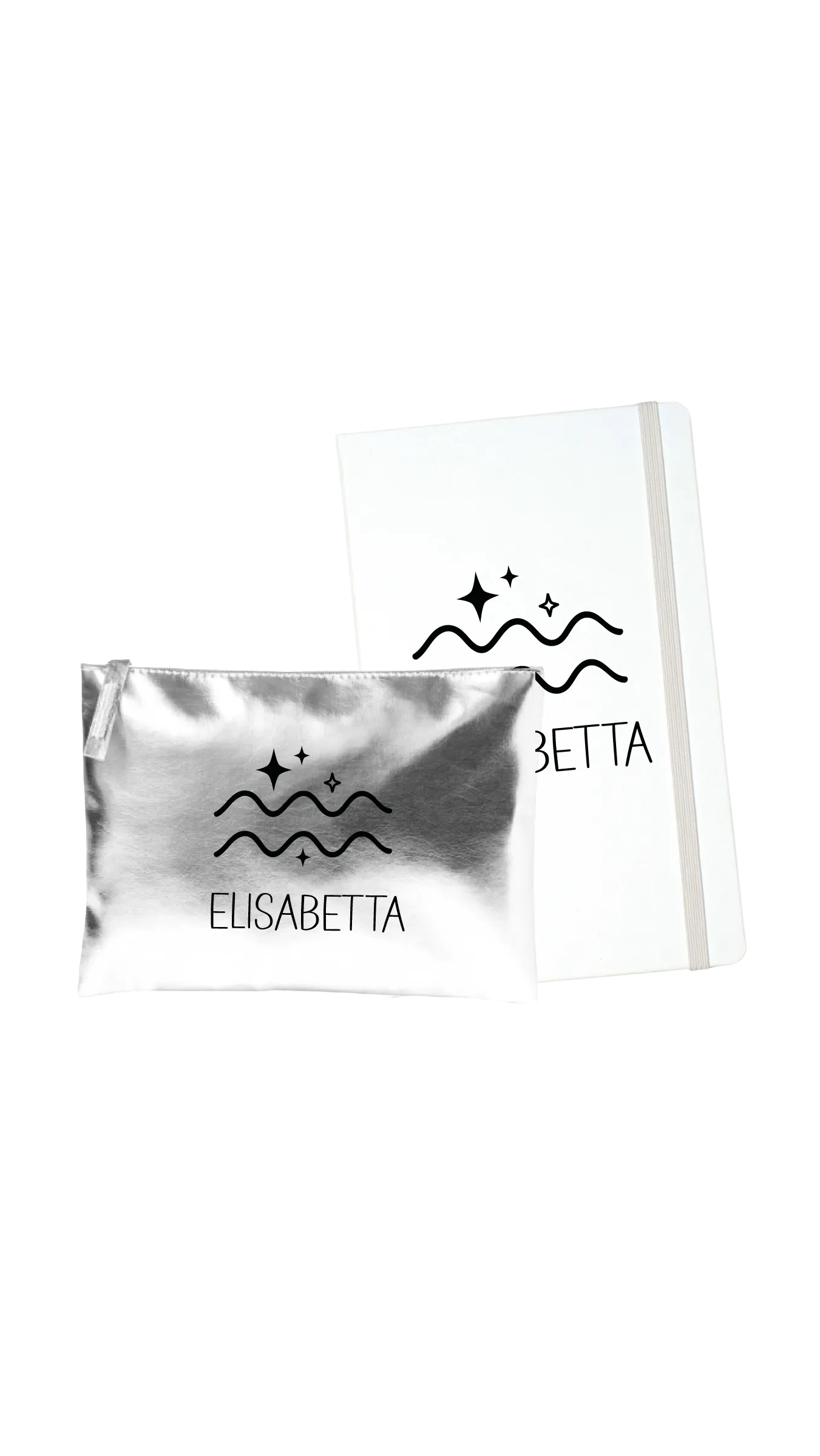 TACCUINO DA SCRIVANIA + POCHETTE DA BORSA