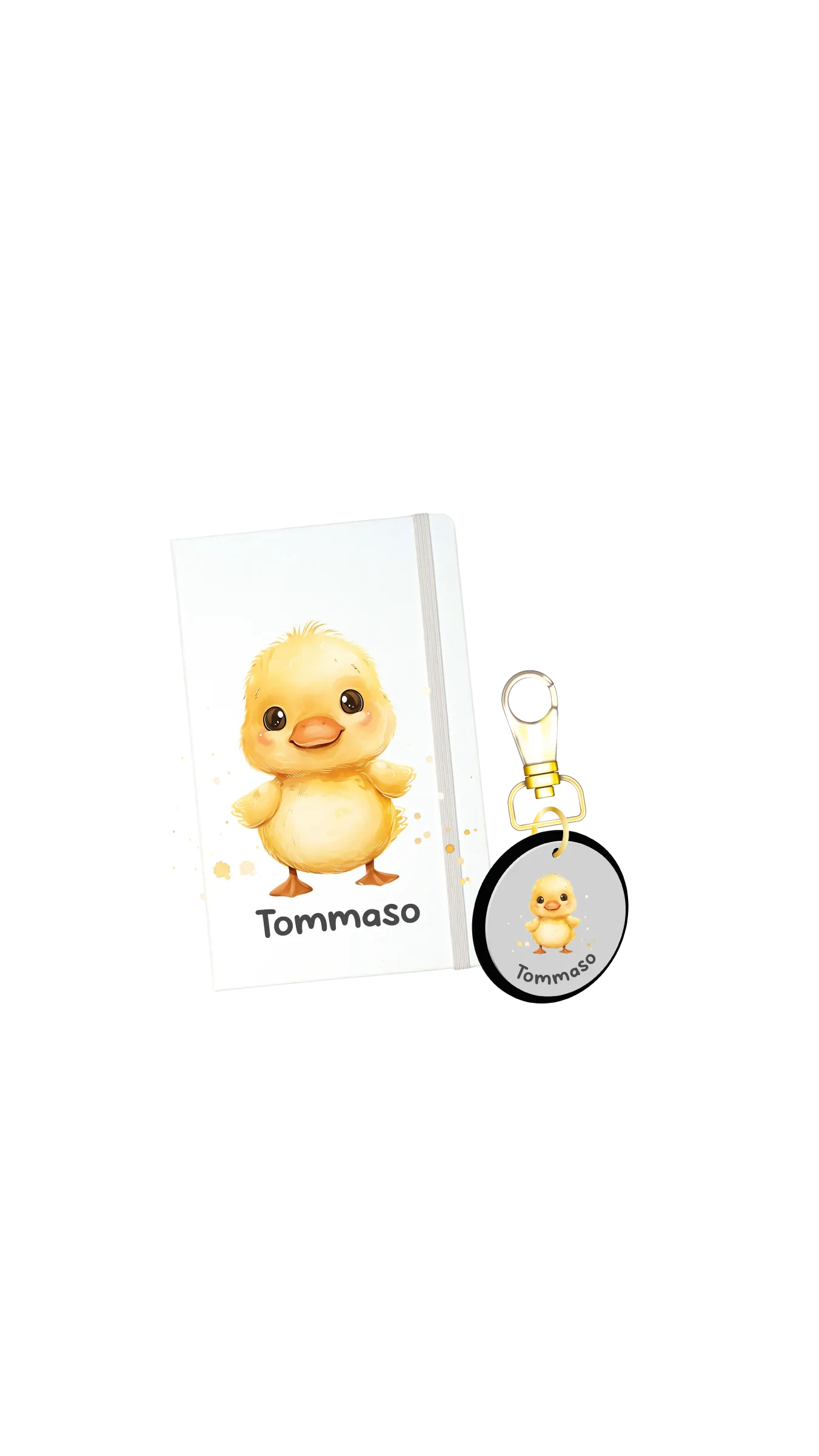 SET DA BORSA : TACCUINO + PORTACHIAVI