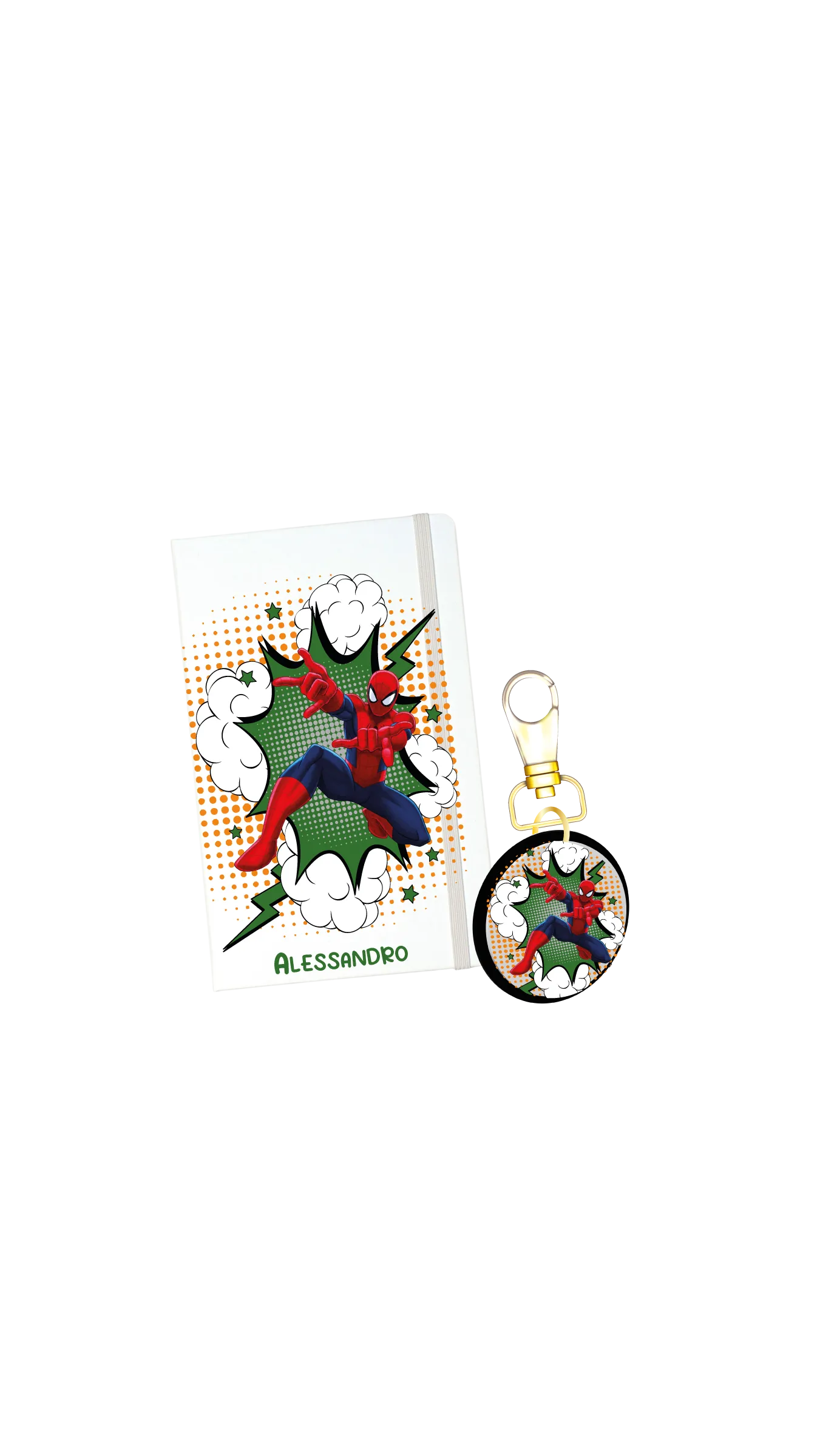 SET DA BORSA : TACCUINO + PORTACHIAVI