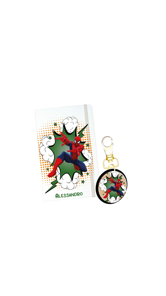 SET DA BORSA : TACCUINO + PORTACHIAVI