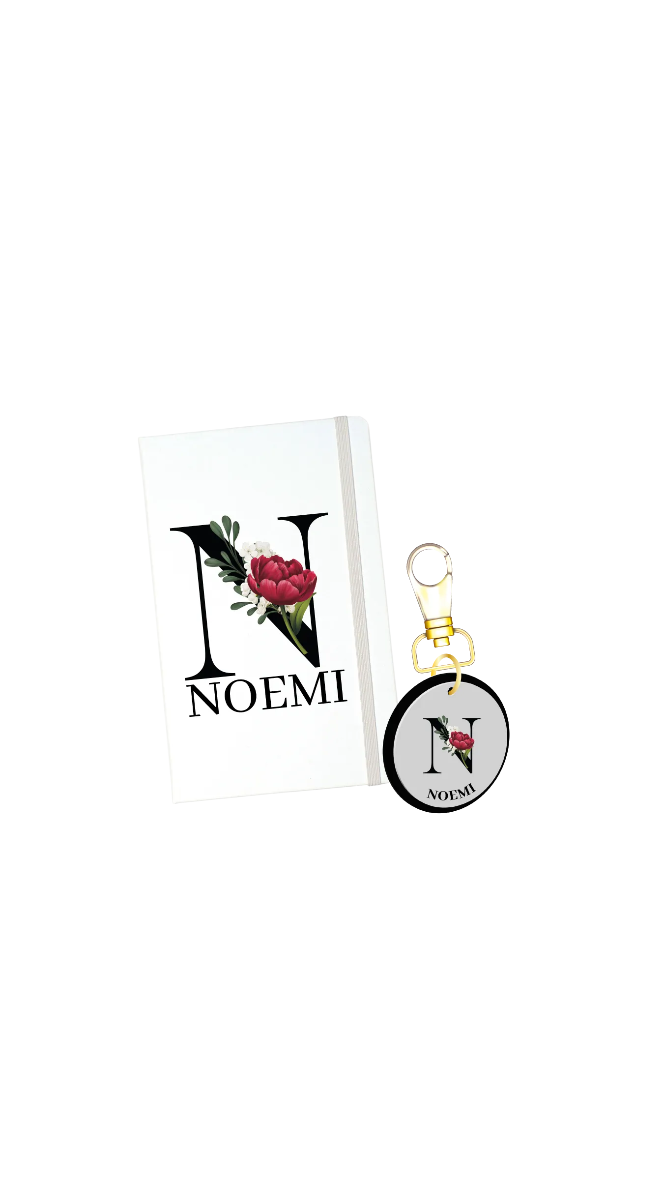 SET DA BORSA : TACCUINO + PORTACHIAVI