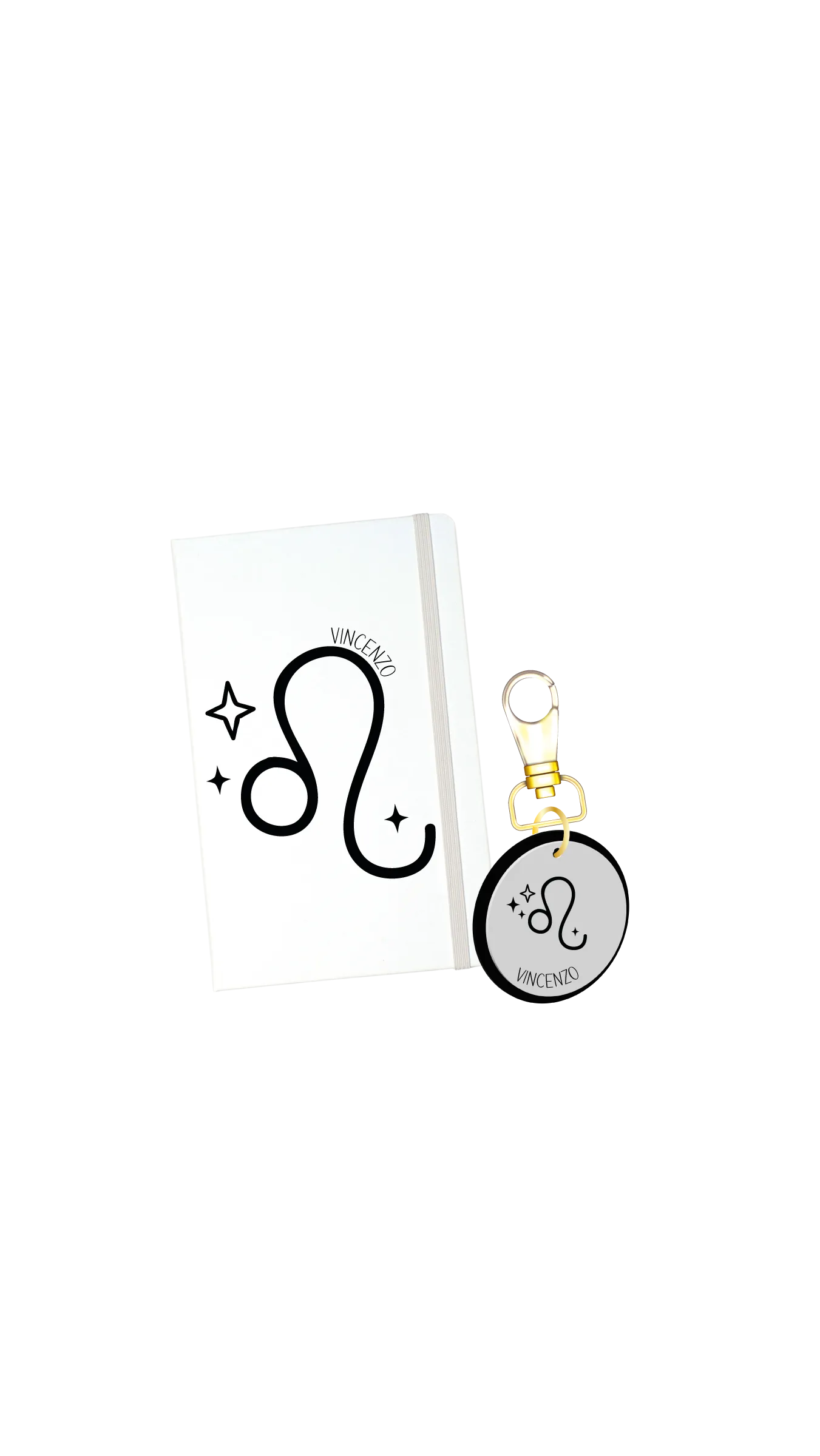 SET DA BORSA : TACCUINO + PORTACHIAVI