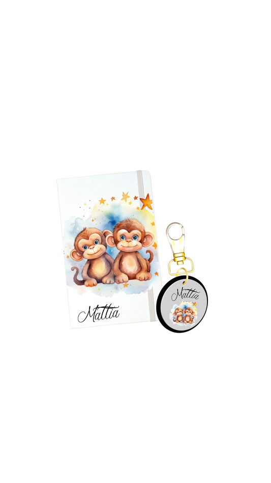 SET DA BORSA : TACCUINO + PORTACHIAVI