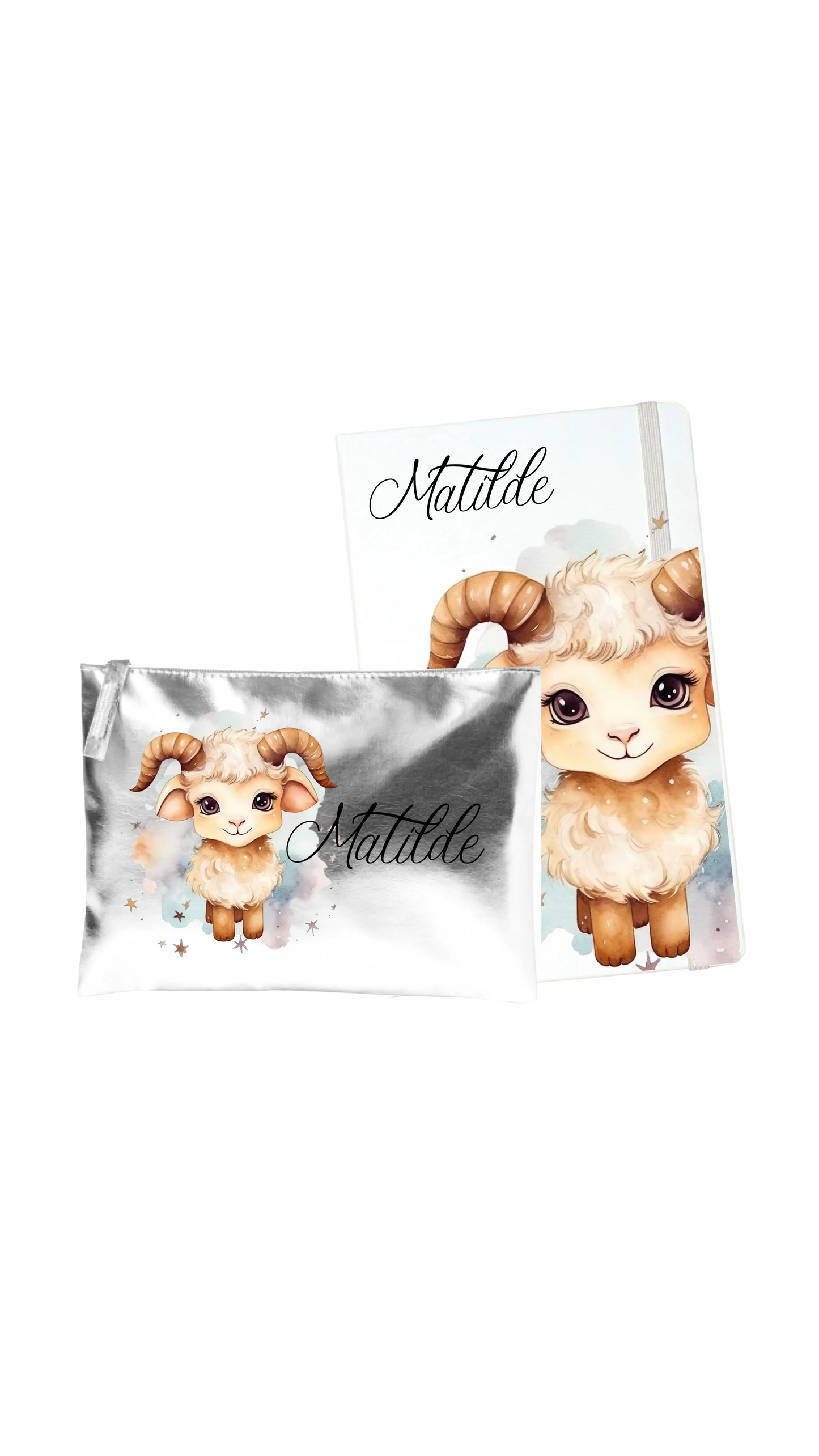 TACCUINO DA SCRIVANIA + POCHETTE DA BORSA